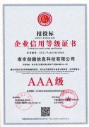 20190531-20200529-AAA企业信用等级证书